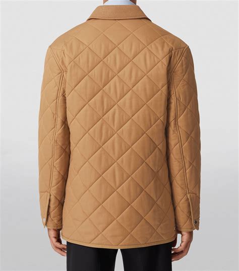 burberry diamond quilted field jacket|burberry bomber jacket men's.